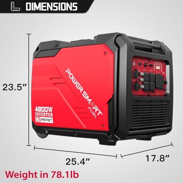 4800W Inverter Generator w/ CO Alert PS5046CE - Image 3
