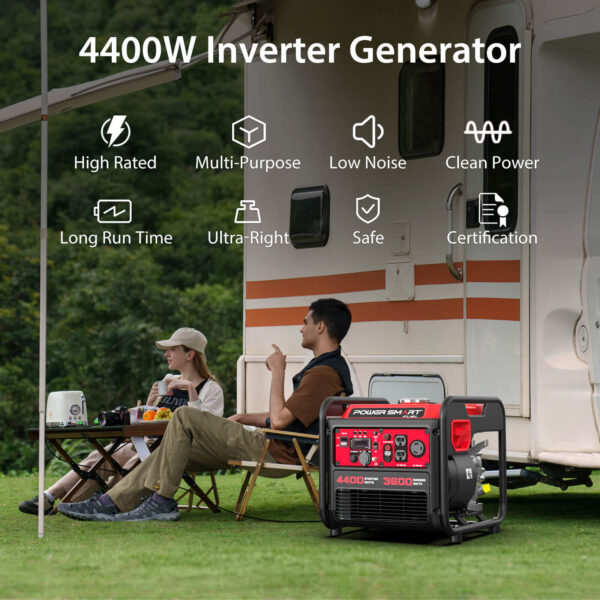 4400W Open Frame Gas Inverter Generator DL5040 - Image 6