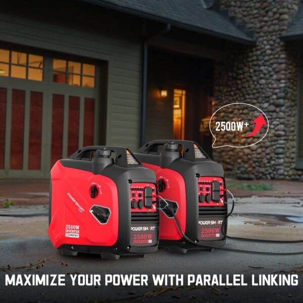 2500W Inverter Gas Generator w/ CO Alert HB5020C-1 - Image 7