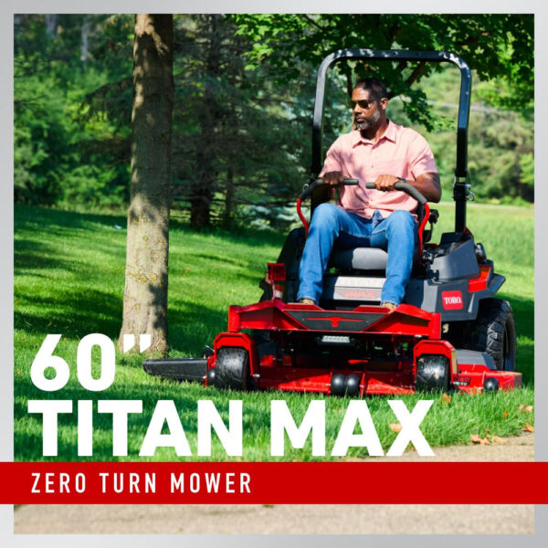 Toro Titan MAX 60-in 26 -HP V-twin Gas Zero-turn Riding Lawn Mower - Image 3