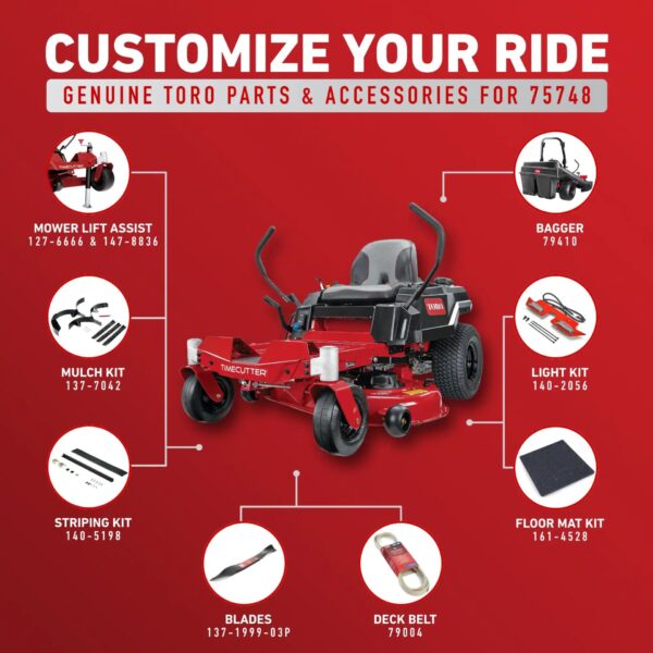 Toro TimeCutter 42-in 15.5 -HP Gas Zero-turn Riding Lawn Mower - Image 3