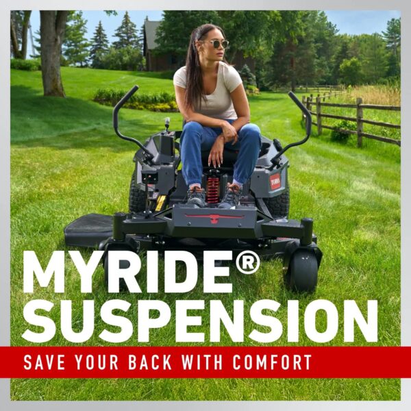 Toro TimeCutter MAX MyRIDE 60-in 23 -HP V-twin Gas Zero-turn Riding Lawn Mower - Image 5