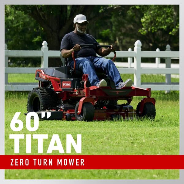 Toro Titan MyRIDE 60-in 26 -HP V-twin Gas Zero-turn Riding Lawn Mower - Image 3