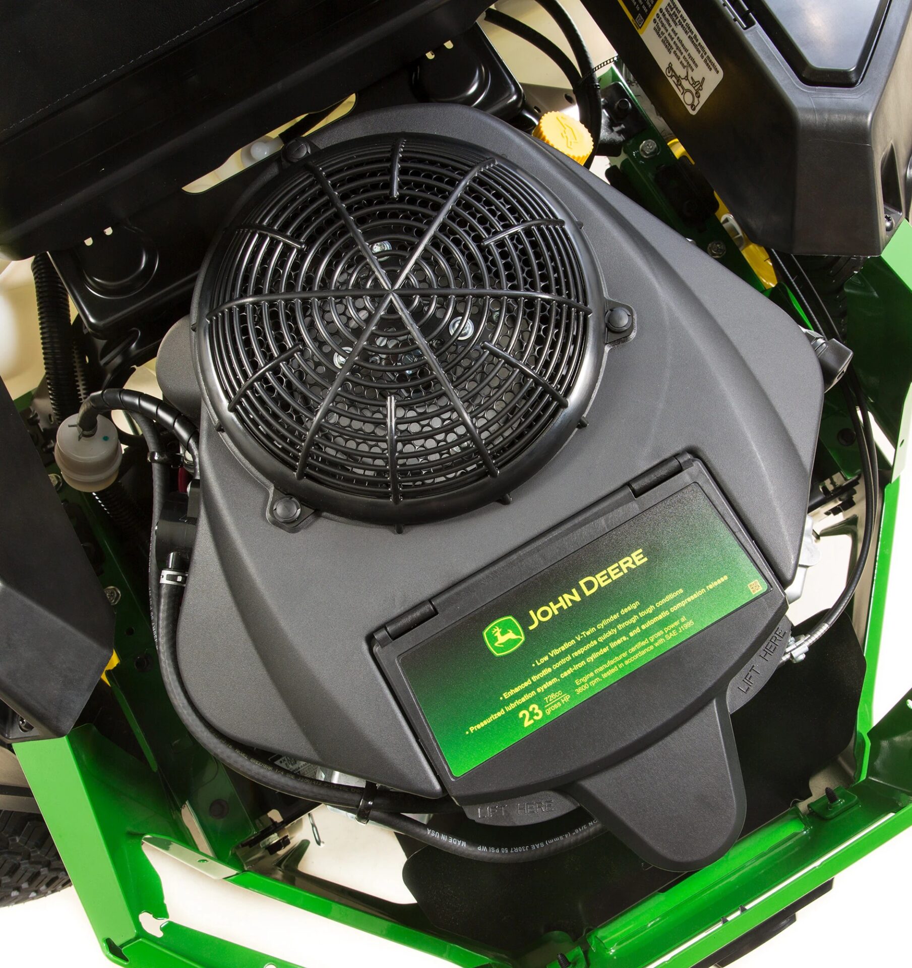 John Deere Z330M ZTrak 54-in 23 -HP V-twin Gas Zero-turn riding lawn mower - Image 10